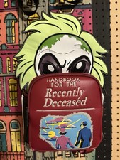 Loungefly Beetlejuice Handbook For The Recently Deceased mini backpack