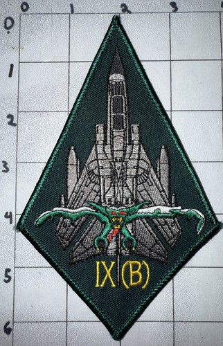 GWOT RAF Royal Air Force 9th Squadron Tornado GR 4 IX B Bat Squadron Patch (AD)