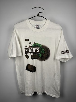 Vintage 2003 Marvel x Hershey's Original Hulk Movie Promo Shirt Jerzees XL 24x30