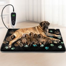 Extra Large Dog Heating Pad 47x30 in with Smart Thermostat Switch and Power L...