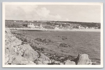 RPPC Port Eynon von Salthouse Gower Halbinsel Swansea Wales Richter Topographie