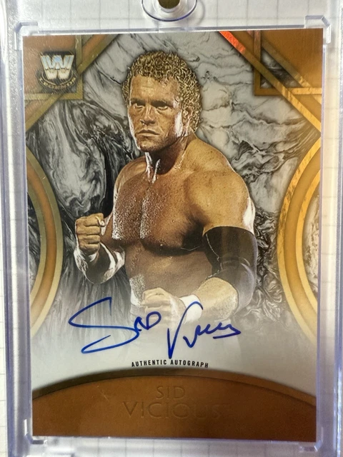 2018 Topps WWE Legends SID VICIOUS Auto /99 Autograph WCW ECW Bronze Sycho