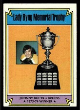 1974-75 Topps Lady Byng Memorial Trophy (Johnny Bucyk) #245 - Boston Bruins