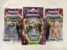 MOTU Turtles of Grayskull Leatherhead & Leonardo and Michelangelo - Not Mint