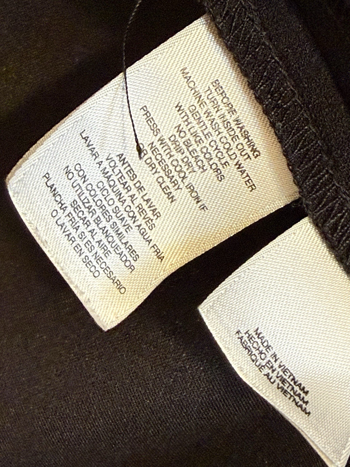 Anne Klein Blazer Jacket Tunic Solid Black 3/4 Sl… - image 4