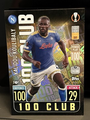 2021-22 Topps Match Attax UCL Extra Kalidou Koulibaly 100 Club #CLU2 SSC Napoli