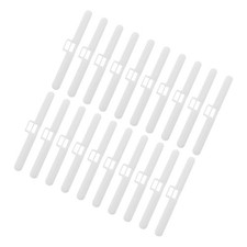  Lot de 50 languettes de réparation pour stores verticaux, lamelles de rechange,