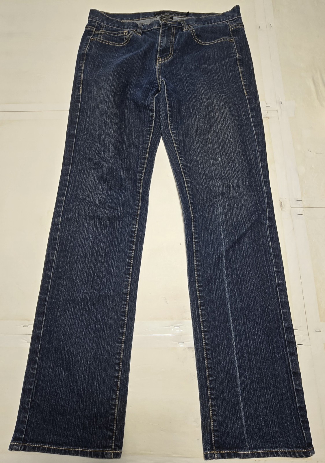 Calvin Klein Mid- Rise Skinny Dark Blue Denim Jeans for WomanSize 28/6