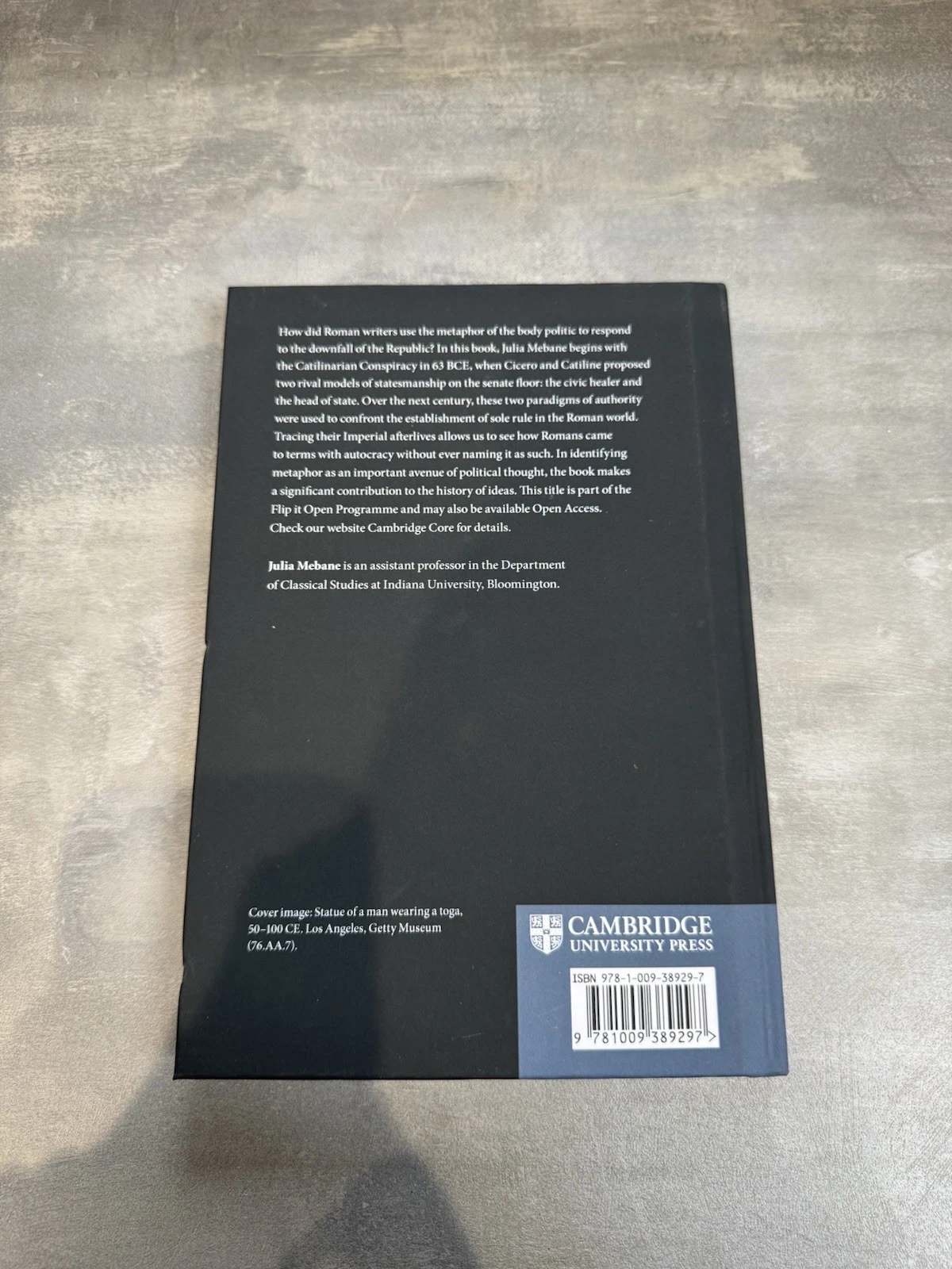 The Body Politic in Roman Political Thought Julia Mebane 9781009389297 4