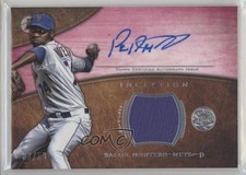 2014 Bowman Inception Relics Pink 30/50 Rafael Montero #AR-RM Auto 2r8