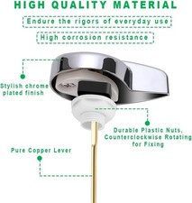 Side Mount Toilet Tank Flush Lever Handle for Toilets