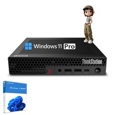 Lenovo Desktop ThinkStation P3 Tiny Intel i5 14500 USB Keyboard  Mouse Win Pro