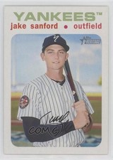 2020 Topps Heritage Minor League Edition White 29/50 Jake Sanford #16 8t7