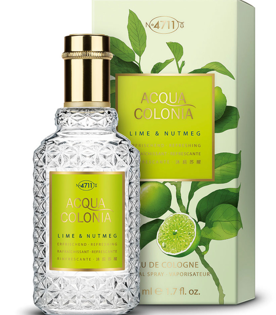 4711 Acqua Colonia Lime & Nutmeg Eau de Cologne 100ml Spray Unisex NEW & SEALED