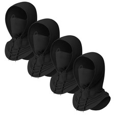 Ski Face Mask Balaclava UV Protection Cycling Hood Mask Breathable 4 Black