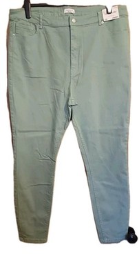 Grüne Super Skinny Damenjeans, 31'' Bein Größe 22 von Matalan NEU UVP 19£