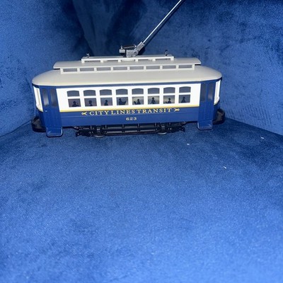 MTH RAILKING CITY LINES BUMP-N-GO TROLLEY 30-5257 #707