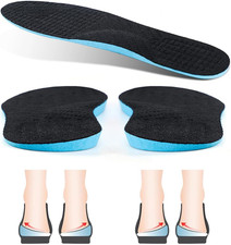 Pronation Insoles for Men  Women, Plantar Fasciitis Orthotic Insoles for Rectif