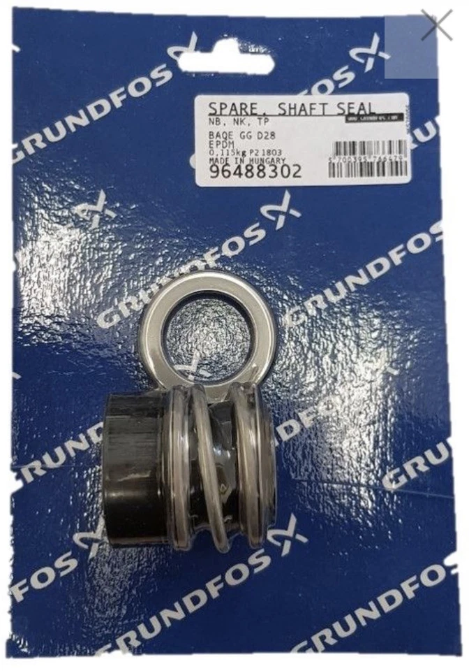 Grundfos TP/NB 28mm BAQE Seal Kit - 96488302