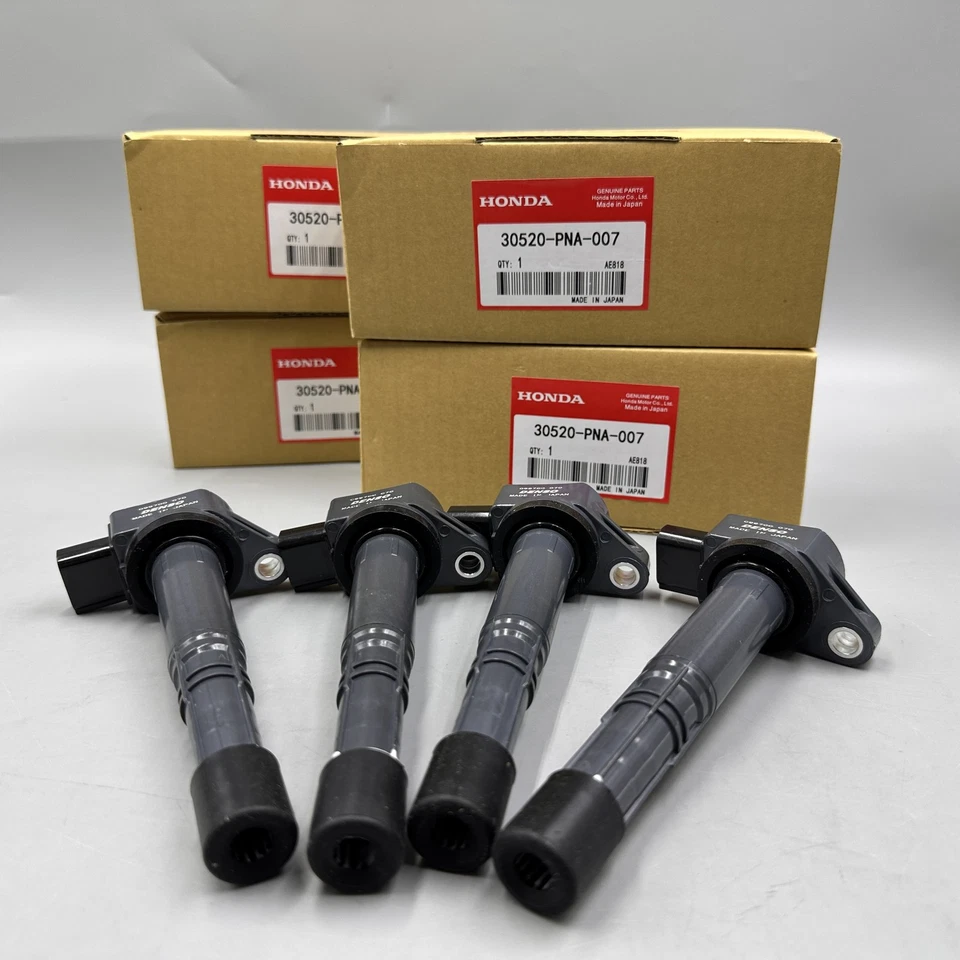 4 PACK OEM Ignition Coils 30520-PNA-007 Genuine for 02-06 Honda 2.4L C1382 UF311 Foto 2 de 4