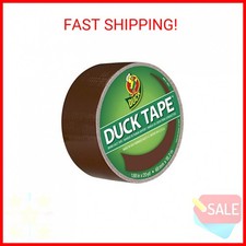 Duck Brand 1304965 Color Duct Tape, Single Roll, Brown, 60 Foot