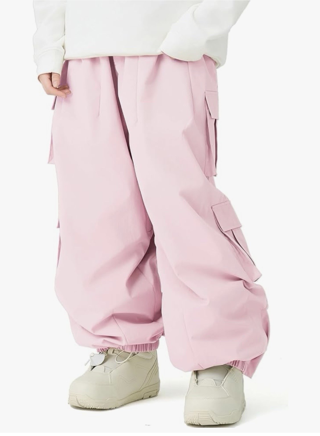 Insulated Cargo Skiing Waterproof Snowboard Pants -med.