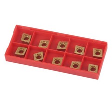 10pcs CNC Carbide Tips Inserts Blade Cutter Lathe Turning Tool With Box...