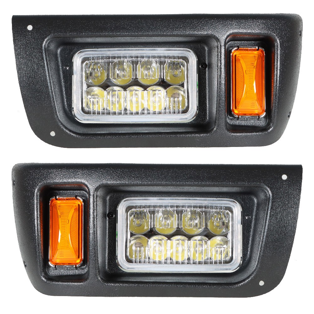 For Club Car DS 93+ G&E LED Light Kit Adjustable Headlights / Tail Lights