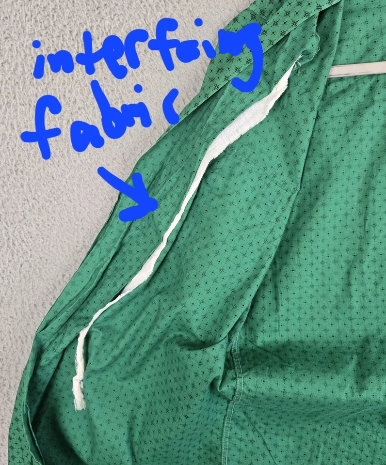 Camisa Dall Smith Vintage Western Pearl Cuello A Presión Para Hombre Talla 15/32 Verde Foto 4 de 4