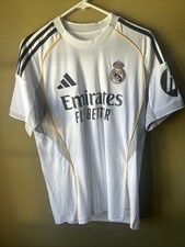 Adidas Real Madrid 25/26 Home Football/Soccer Jersey Size Medium Jude Bellingham