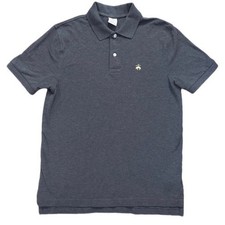 Brooks Brothers Performance Polo Short Sleeve Piqu  Charcoal Men S