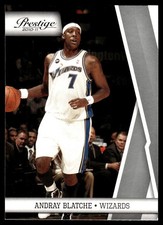 Andray Blatche 2010-11 Panini Prestige #118 Wizards NBA READ FREE SHIPPING