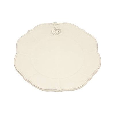 Speiseteller, Essteller CORONA D. 26cm creme weiß Keramik Virginia Casa