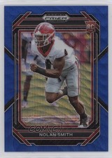 2023 Panini Prizm Draft Picks Blue Wave Prizm 81/249 Nolan Smith #177 1h7o