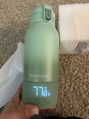 New Momcozy Portable Milk Warmer for Travel Green