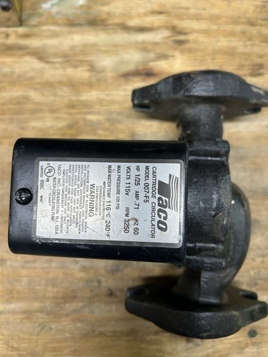 Taco 007-F5 Cast Iron Circulator, 1/25 HP