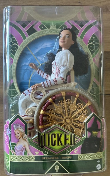 2024 Wicked Nessarose Barbie Puppe / The Wizard Of Oz / Mattel HXY36, Nrfb-image