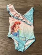 Disney Ariel Little Mermaid One Piece Swimsuit Size 3 UPF 50 Swimwear