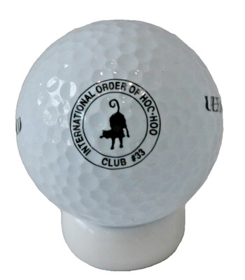 Black Cat International Order of Hoo-Hoo Logo Golf Ball Club #33 Wilson Ultra500