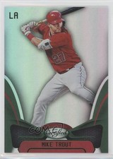2019 Panini Chronicles Certified Green Mike Trout #1 2d0