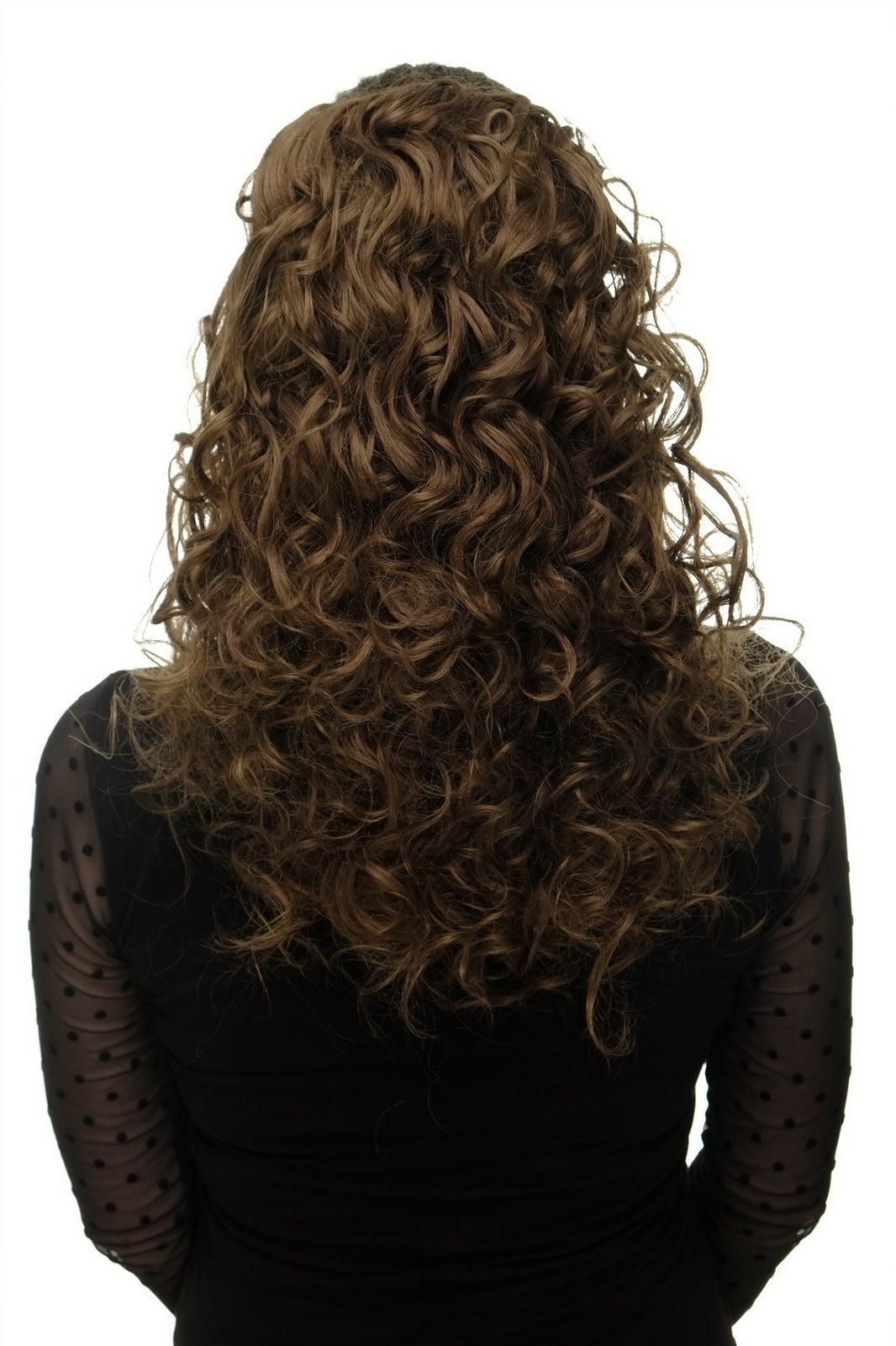 Hairpiece Ponytail Super Volume Curls Golden Brown Approx. 45