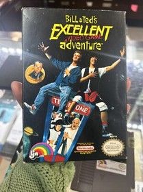 Bill & Ted's Excellent Video Game Adventure Nintendo Complete NES CIB