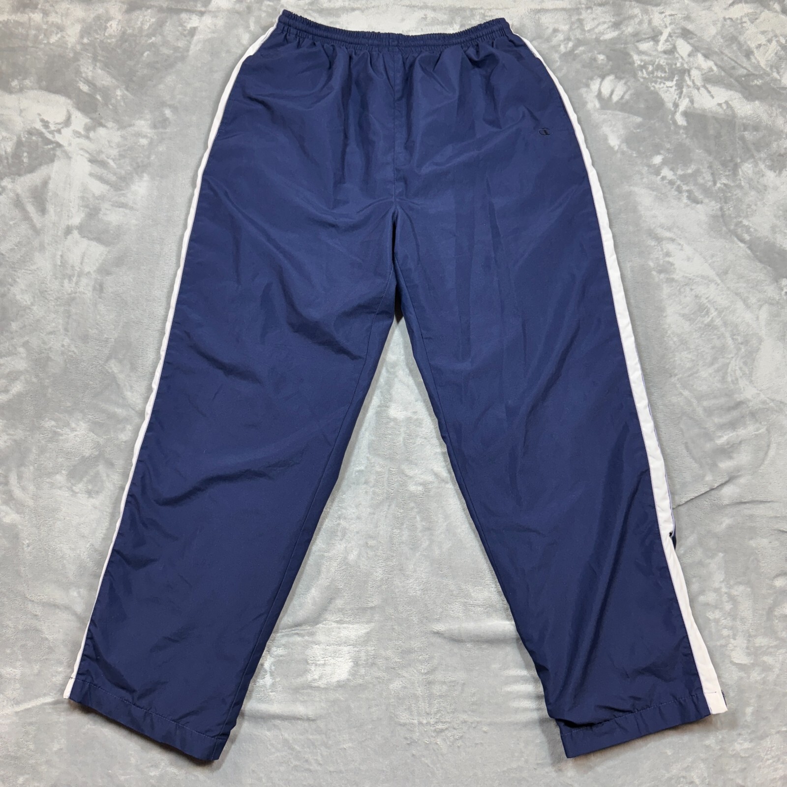 Champion Track Pants Mens Large Blue Authentic Athletic Activewear Jogger Y2K