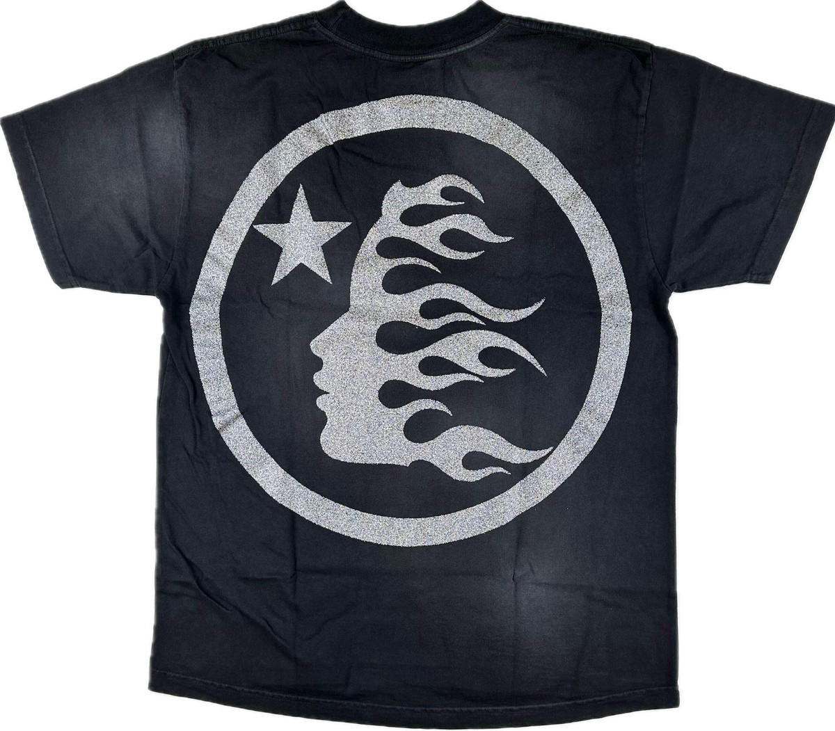 Hellstar Gel Sport Logo T-Shirt Black/ Grey Sparkle | eBay