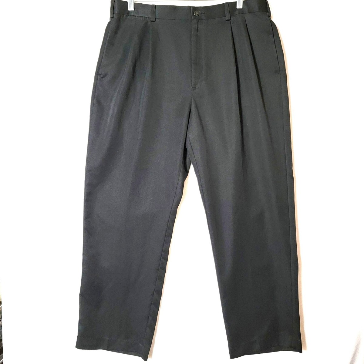 PGA Tour Mens Golf Pants Size 38 30 Pleated Front Cuffed