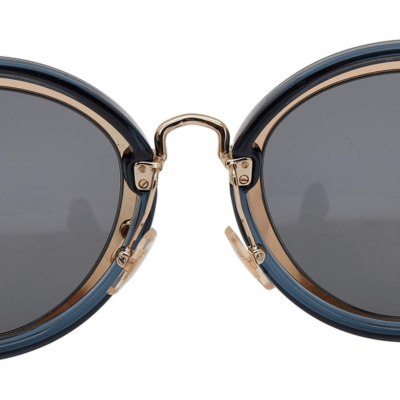 Miu Miu Two Tone/Grey Mirrored SMU 50R Cat-Eye Sunglasses | eBay display picture 2