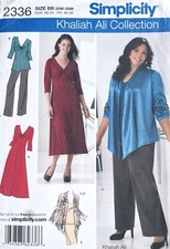 Simplicity Women's Skirt,Pants,Jacket,Dress,Top Pattern 2336 Size 20W-28W UNCUT