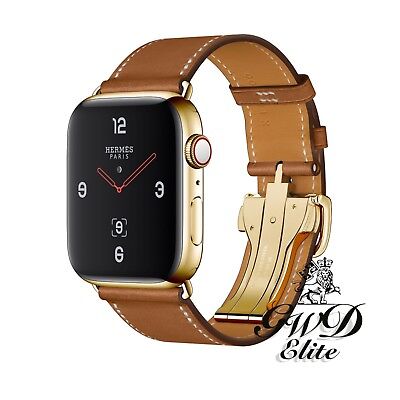 24K Gold Plated 45MM Hermes Apple Watch SERIES 8 Louis Vuitton