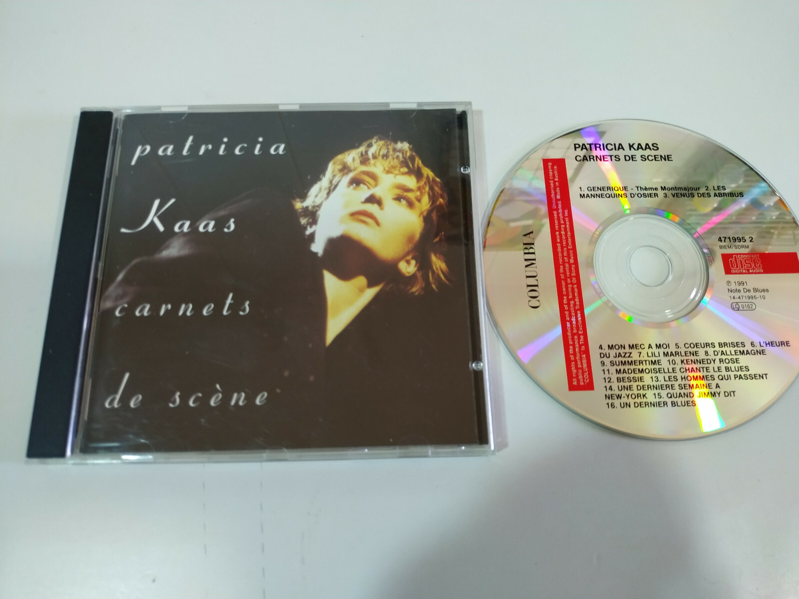 Patricia Kaas Carnets De Scene CD 1991 Holland Edition Am