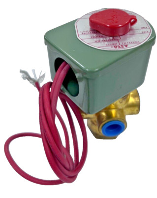 ASCO Red-Hat Series 8320 8320A85 3-Way Solenoid Valve 120V DC 1/4 in.